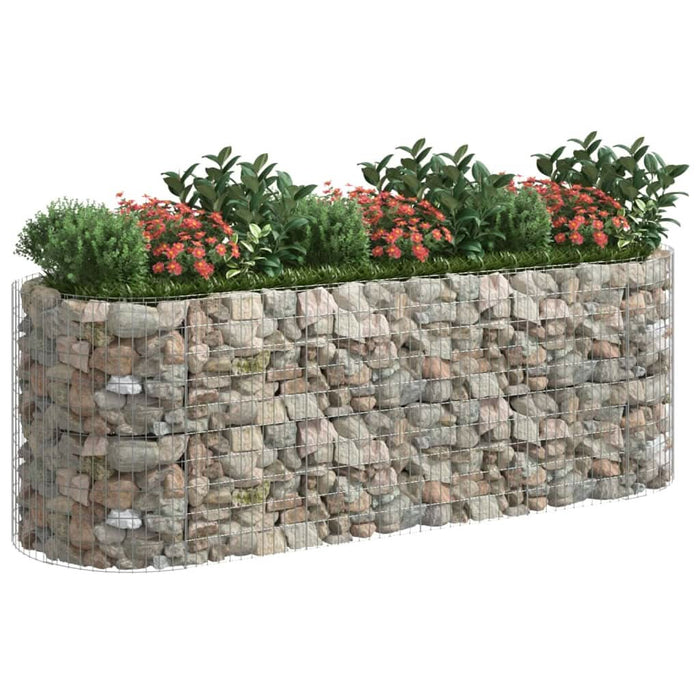 Strat înălțat gabion, 300x100x100 cm, fier galvanizat - WALTI WALTI