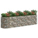 Strat înălțat gabion, 400x100x100 cm, fier galvanizat - WALTI WALTI