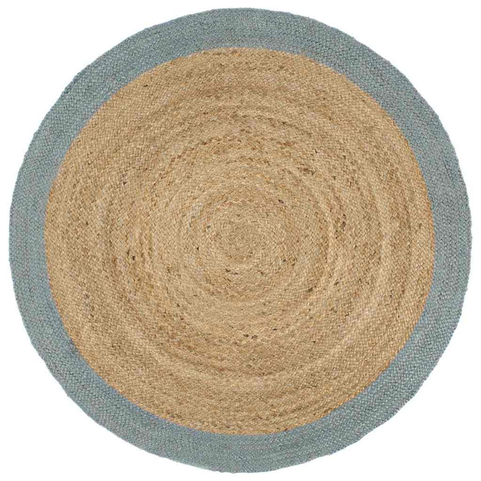 Covor manual cu margine măslinie, 240 cm, iută - WALTI WALTI