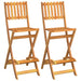 Set de bar de exterior, 3 piese, lemn masiv de acacia - WALTI WALTI