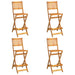 Set de bar de exterior, 5 piese, lemn masiv de acacia - WALTI WALTI