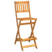 Set de bar de exterior, 5 piese, lemn masiv de acacia - WALTI WALTI