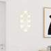 Oglindă ovală cu lumini LED, 40x20, cm, sticlă - WALTI WALTI