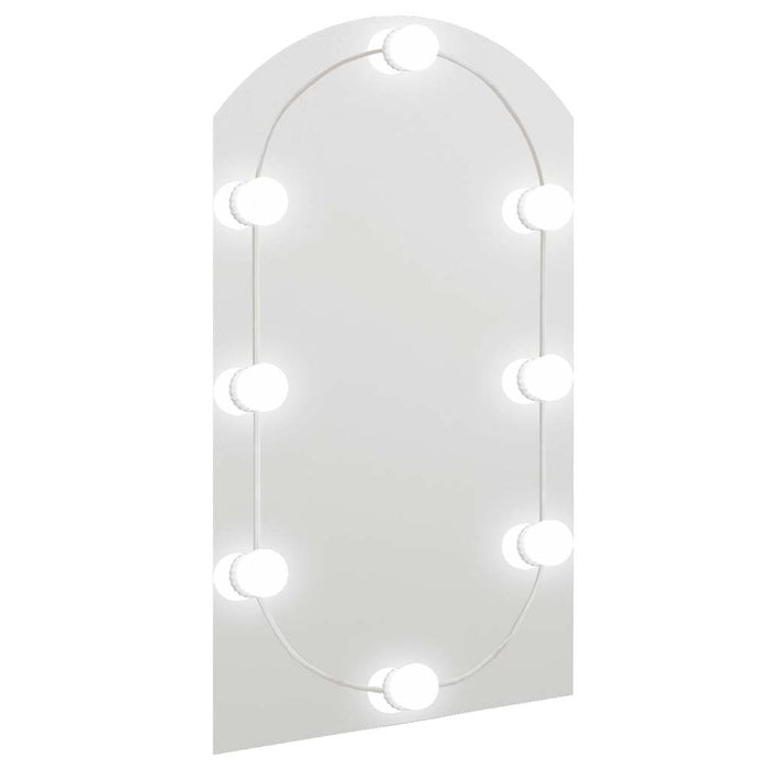 Oglindă cu lumini LED, arcadă, 70x40 cm, sticlă - WALTI WALTI