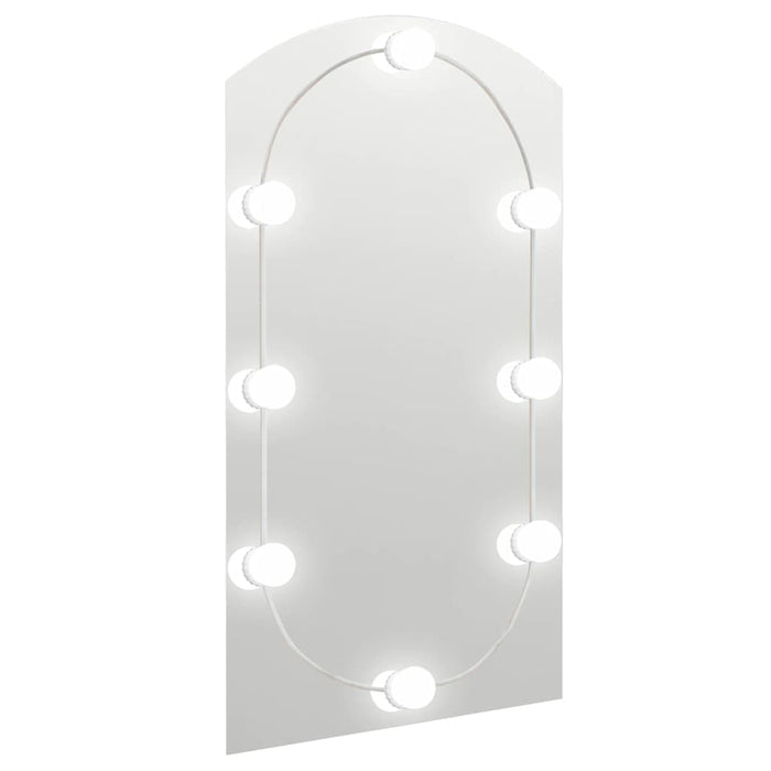 Oglindă cu lumini LED, arcadă, 90x45 cm, sticlă - WALTI WALTI