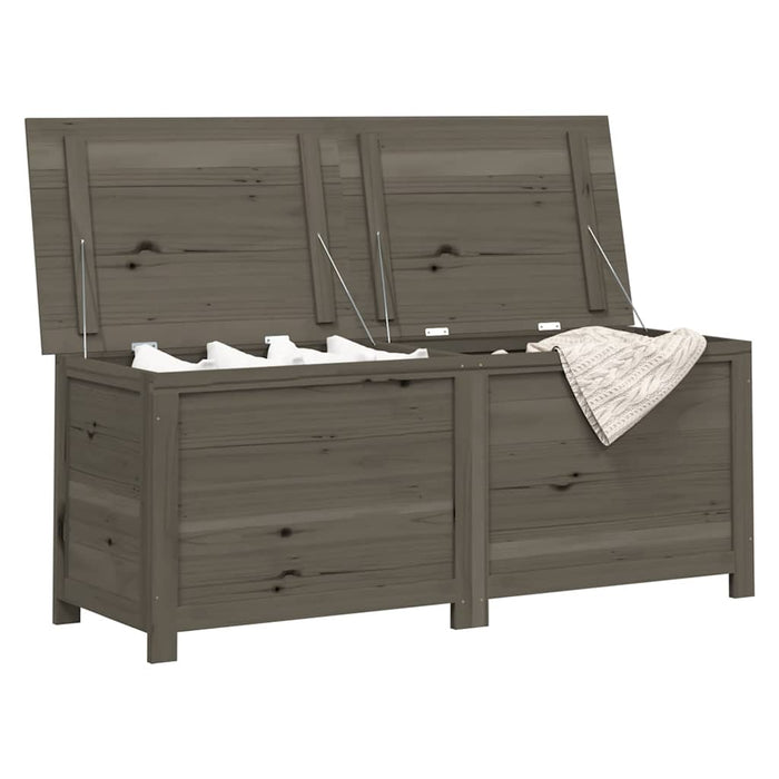 Cutie de perne de exterior antracit 150x50x56cm lemn masiv brad - WALTI WALTI