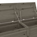 Cutie de perne de exterior antracit 150x50x56cm lemn masiv brad - WALTI WALTI