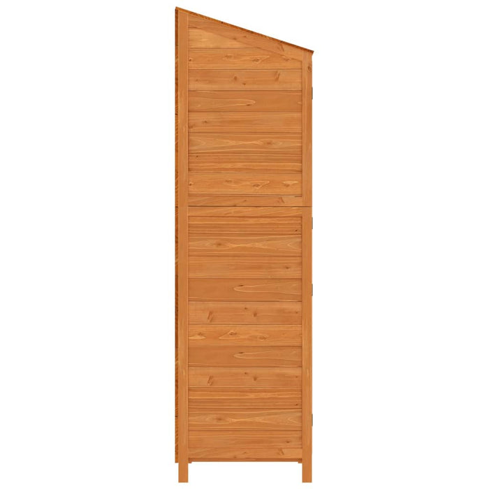 Șopron de grădină, maro, 102x52x174,5 cm, lemn masiv de brad - WALTI WALTI