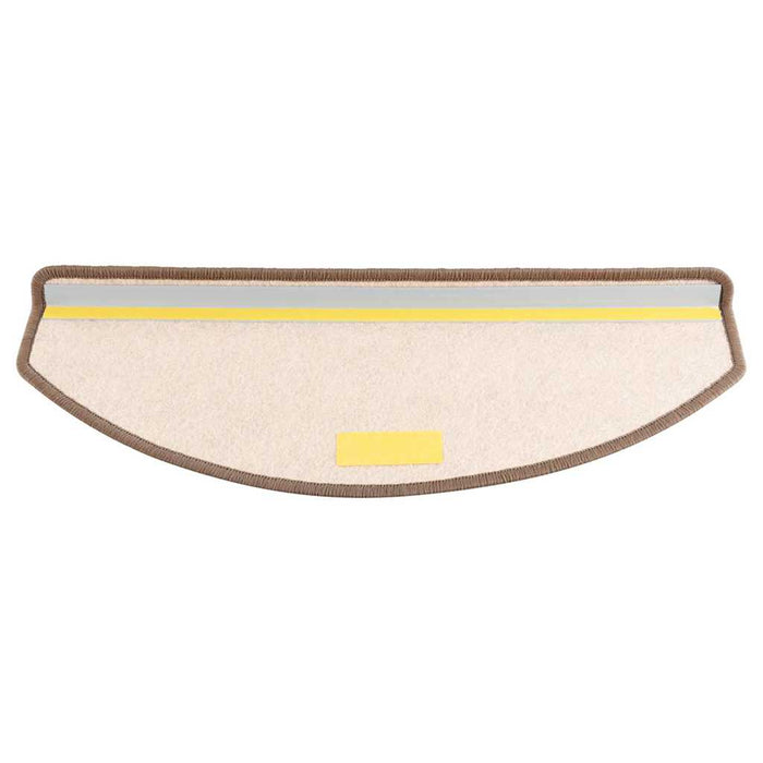 Covorașe scări autoadezive, 15 buc., maro multicolor, 65x24x4cm WALTI