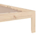 Cadru de pat mic single, 75x190 cm, lemn masiv - WALTI WALTI
