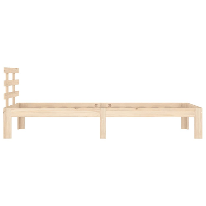 Cadru de pat single, 90x190 cm, lemn masiv - WALTI WALTI