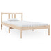 Cadru de pat single, 90x190 cm, lemn masiv - WALTI WALTI