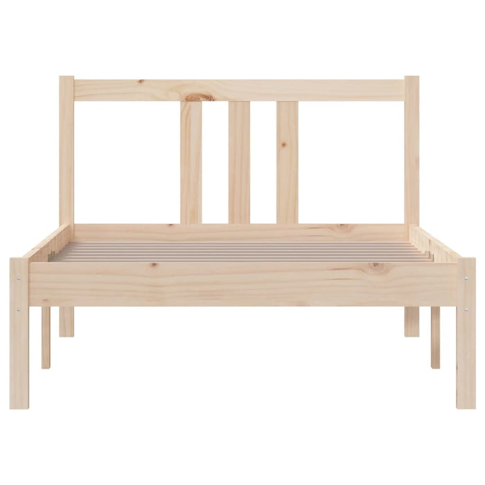 Cadru de pat single, 90x190 cm, lemn masiv - WALTI WALTI