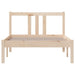 Cadru de pat single, 90x190 cm, lemn masiv - WALTI WALTI