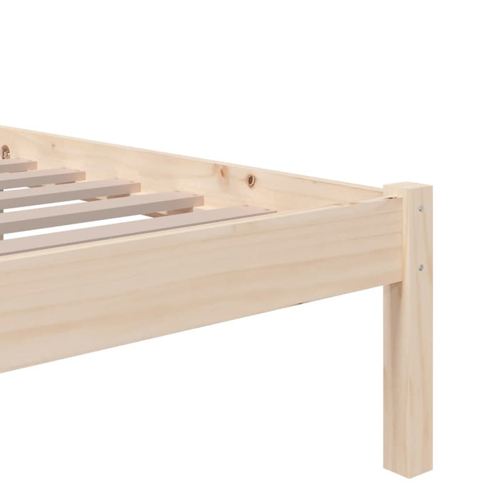 Cadru de pat single, 90x190 cm, lemn masiv - WALTI WALTI