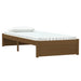 Cadru de pat mic single, maro miere, 75x190 cm, lemn masiv - WALTI WALTI