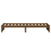 Cadru de pat mic single, maro miere, 75x190 cm, lemn masiv - WALTI WALTI