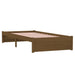 Cadru de pat single, maro miere, 90x190 cm, lemn masiv - WALTI WALTI