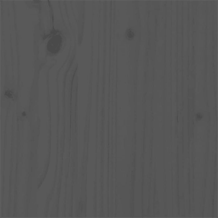 Cadru de pat mic single, gri, 75x190 cm, lemn masiv WALTI