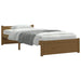 Cadru de pat mic single, maro miere, 75x190 cm, lemn masiv - WALTI WALTI