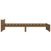 Cadru de pat mic single, maro miere, 75x190 cm, lemn masiv - WALTI WALTI