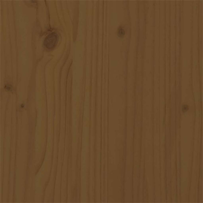 Cadru de pat mic single, maro miere, 75x190 cm, lemn masiv - WALTI WALTI