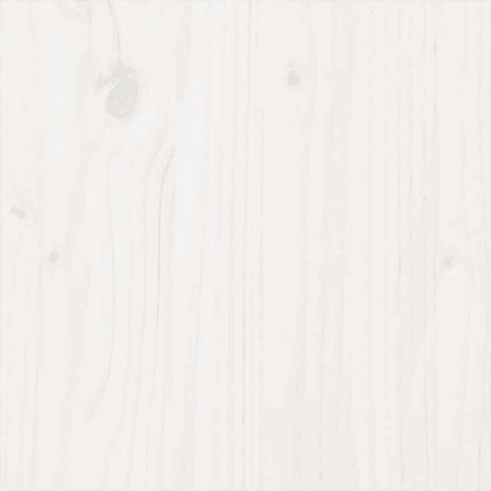 Cadru de pat single, alb, 90x190 cm, lemn masiv WALTI