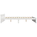 Cadru de pat King Size, alb, 150x200 cm, lemn masiv - WALTI WALTI