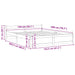 Cadru de pat King Size, alb, 150x200 cm, lemn masiv - WALTI WALTI