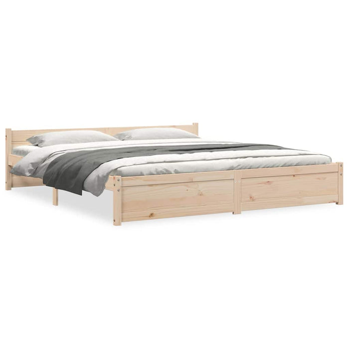 Cadru de pat Super King, 180x200 cm, lemn masiv WALTI