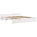 Cadru de pat Super King, alb, 180x200 cm, lemn masiv - WALTI WALTI