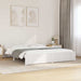 Cadru de pat Super King, alb, 180x200 cm, lemn masiv - WALTI WALTI