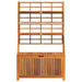 Cutie de depozitare cu spalier, 99x50x160 cm, lemn masiv acacia - WALTI WALTI