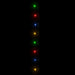 Instalație cu 2000 LED-uri, multicolor, 200 m, PVC - WALTI WALTI