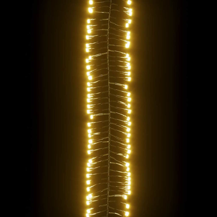 Instalație tip cluster cu 3000 LED-uri, alb cald, PVC WALTI