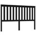 Tăblie de pat, negru, 166x6x101 cm, lemn masiv de pin - WALTI WALTI