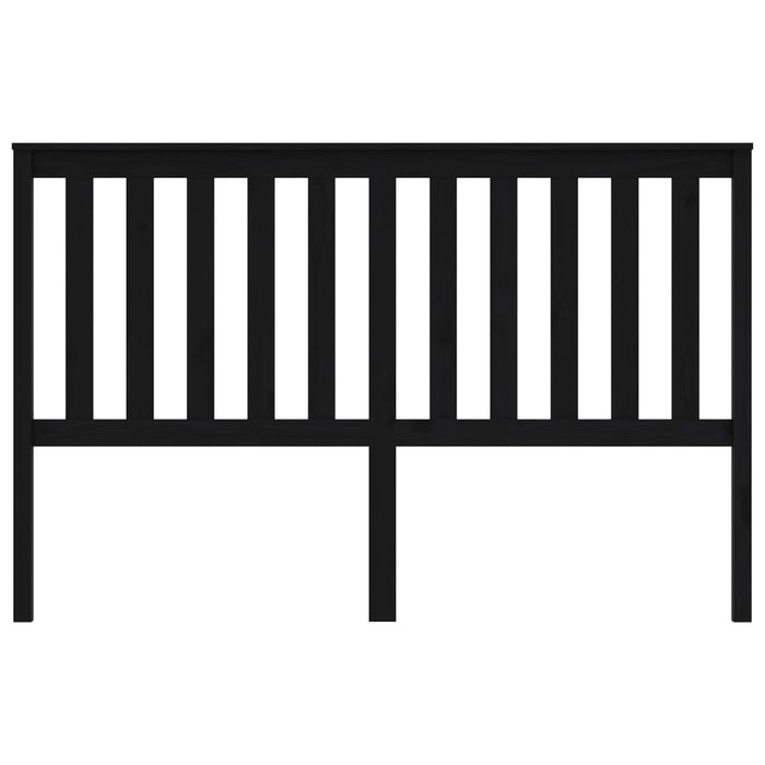 Tăblie de pat, negru, 166x6x101 cm, lemn masiv de pin - WALTI WALTI