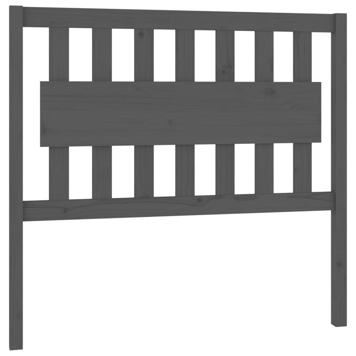 Tăblie de pat, gri, 105,5x4x100 cm, lemn masiv de pin WALTI