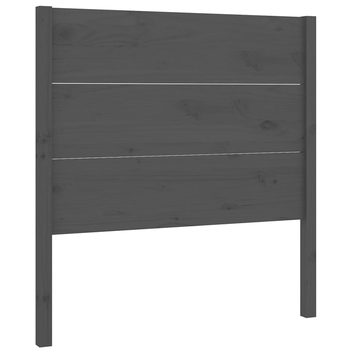 Tăblie de pat, gri, 96x4x100 cm, lemn masiv de pin - WALTI WALTI