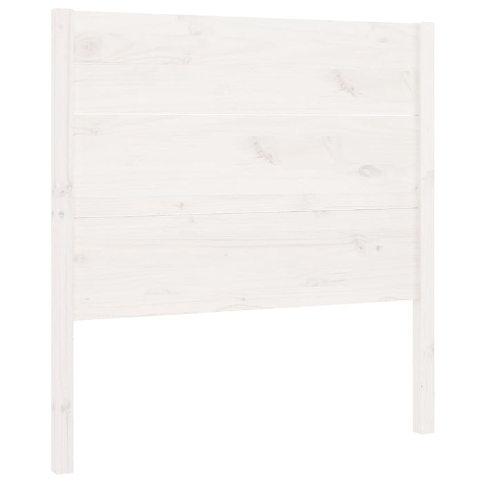 Tăblie de pat, alb, 106x4x100 cm, lemn masiv de pin - WALTI WALTI