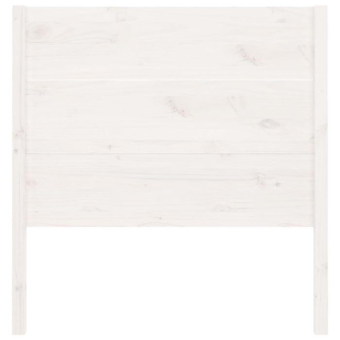 Tăblie de pat, alb, 106x4x100 cm, lemn masiv de pin - WALTI WALTI