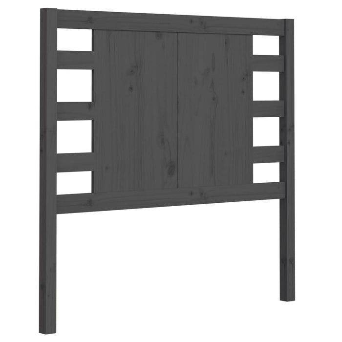 Tăblie de pat, gri, 96x4x100 cm, lemn masiv de pin - WALTI WALTI