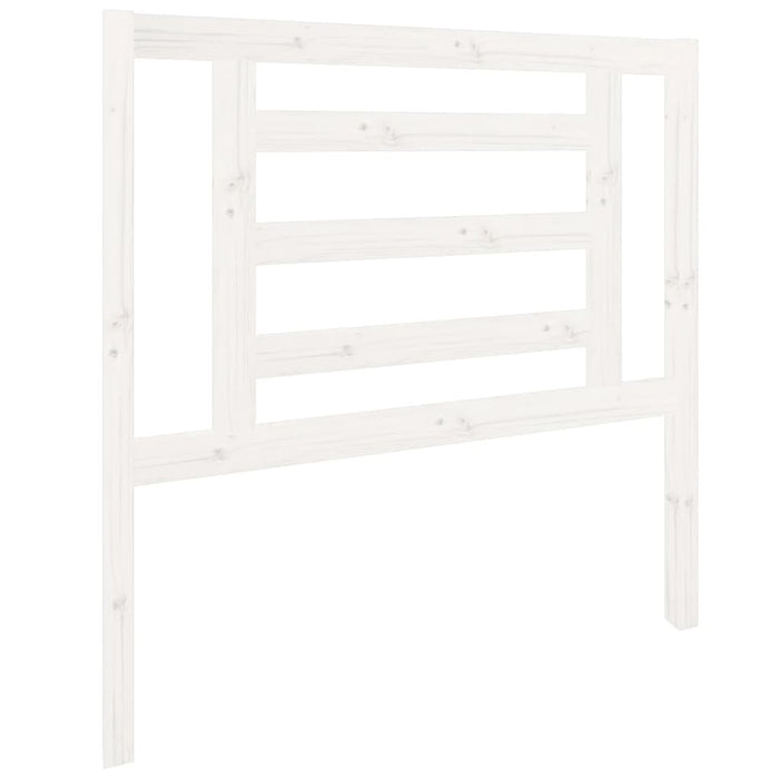 Tăblie de pat, alb, 96x4x100 cm, lemn masiv de pin WALTI