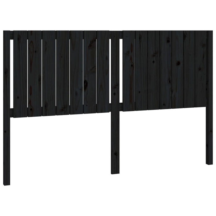 Tăblie de pat, negru, 165,5x4x100 cm, lemn masiv de pin WALTI