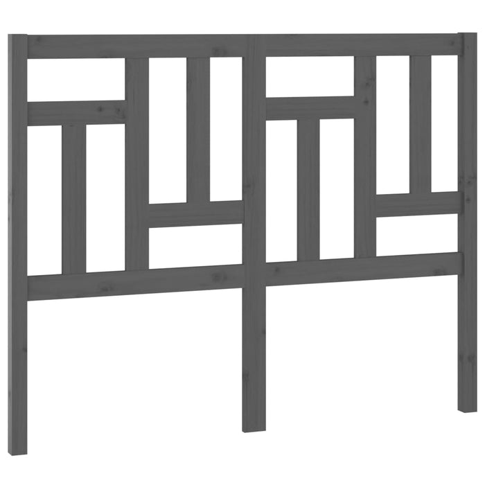Tăblie de pat, gri, 205,5x4x100 cm, lemn masiv de pin - WALTI WALTI