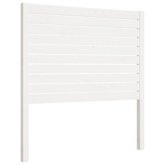 Tăblie de pat, alb, 96x4x100 cm, lemn masiv de pin WALTI