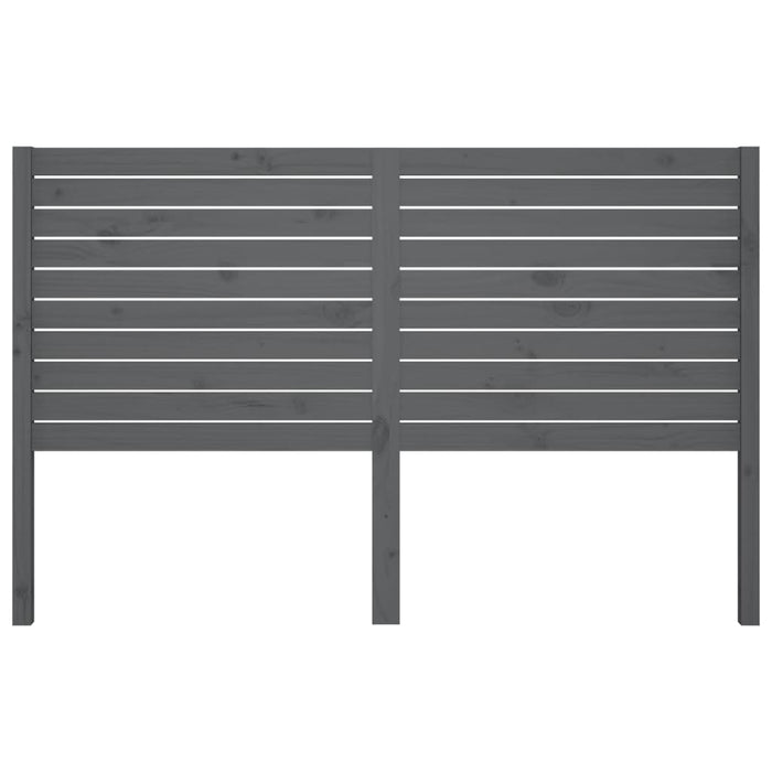 Tăblie de pat, gri, 126x4x100 cm, lemn masiv de pin - WALTI WALTI