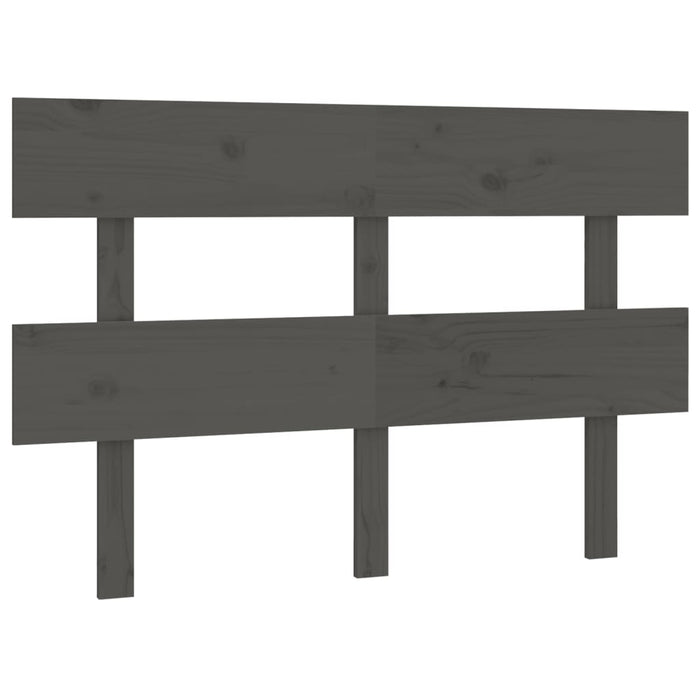 Tăblie de pat, gri, 138x3x81 cm, lemn masiv de pin - WALTI WALTI