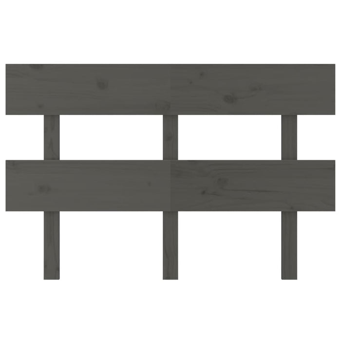 Tăblie de pat, gri, 138x3x81 cm, lemn masiv de pin - WALTI WALTI