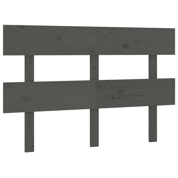 Tăblie de pat, gri, 144x3x81 cm, lemn masiv de pin - WALTI WALTI